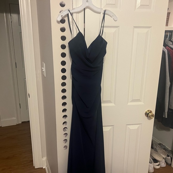 -beautiful royal blue prom dress- - Picture 3 of 7